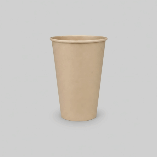 tasse à café en carton simple paroi vierge