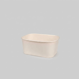 Bamboo Fiber Rectangular Paper Bowl-1000ml