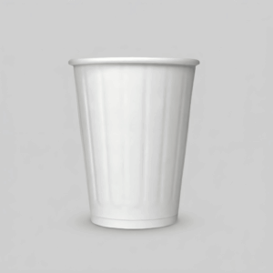 White Embossed Paper Cups-12oz