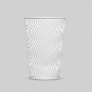 White Ripple Wall Paper Cups-16oz