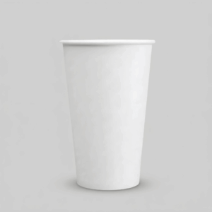 White Single Wall Paper Cups-16oz
